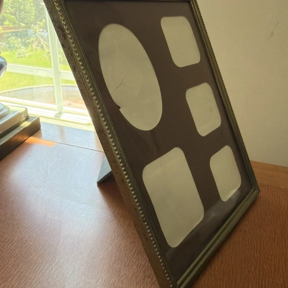 Vtg MCM Gold Frame 8